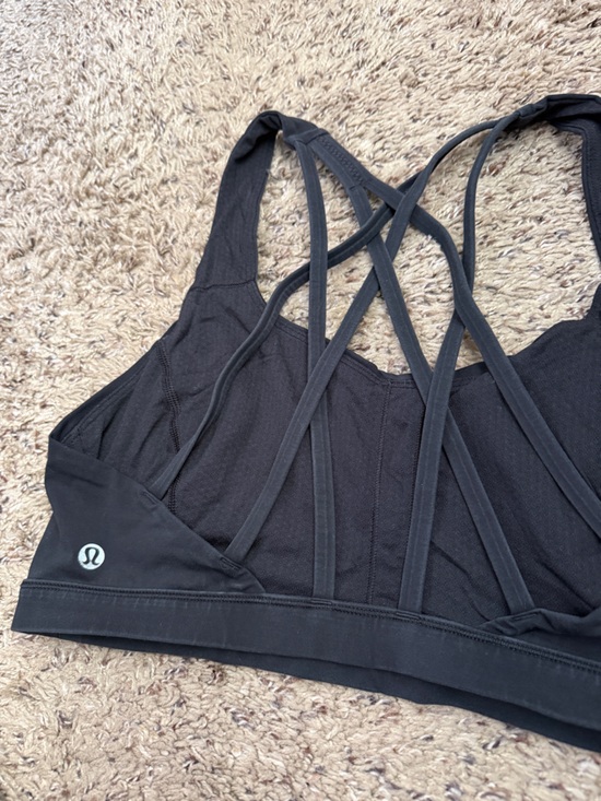 Lululemon Women’s Black Energy Bra Size 10 - Picture 7 of 8